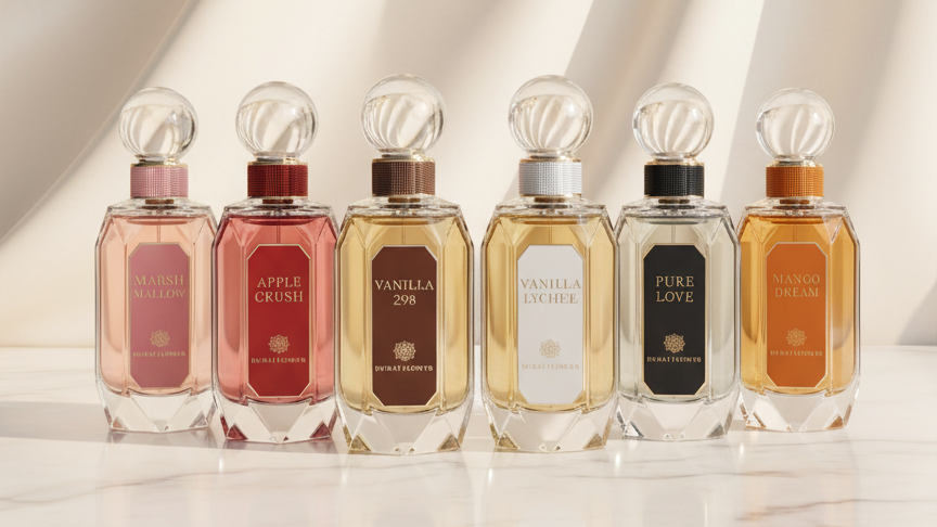 Parfum L’Art de la Gourmandise : Découvrez la Nouvelle Collection d'Extraits de Parfum 80ml Dubaï Flower 1 Les 6 Extraits de Parfum 80ml de Dubaï Flower